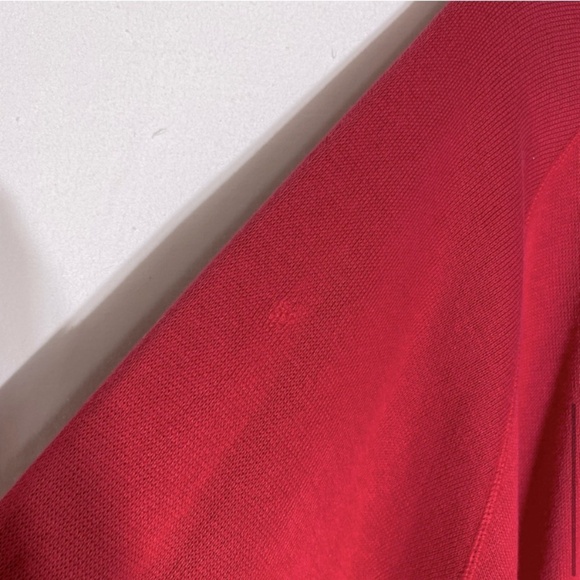 Vintage Polo By Ralph Lauren Red Cotton Knit Crew Neck Sweater XXL - Picture 9 of 13